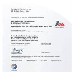 گواهینامه OHSAS 18001:2007