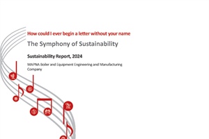 "The Symphony of Sustainability" Mapna Boiler's Third Sustainability Report, Resonates on the Global Stage